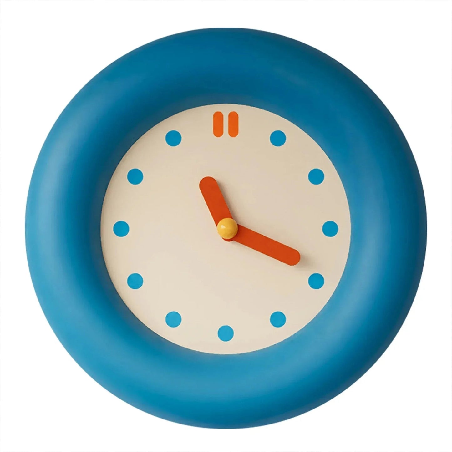 Color Accent Round Wall Clock