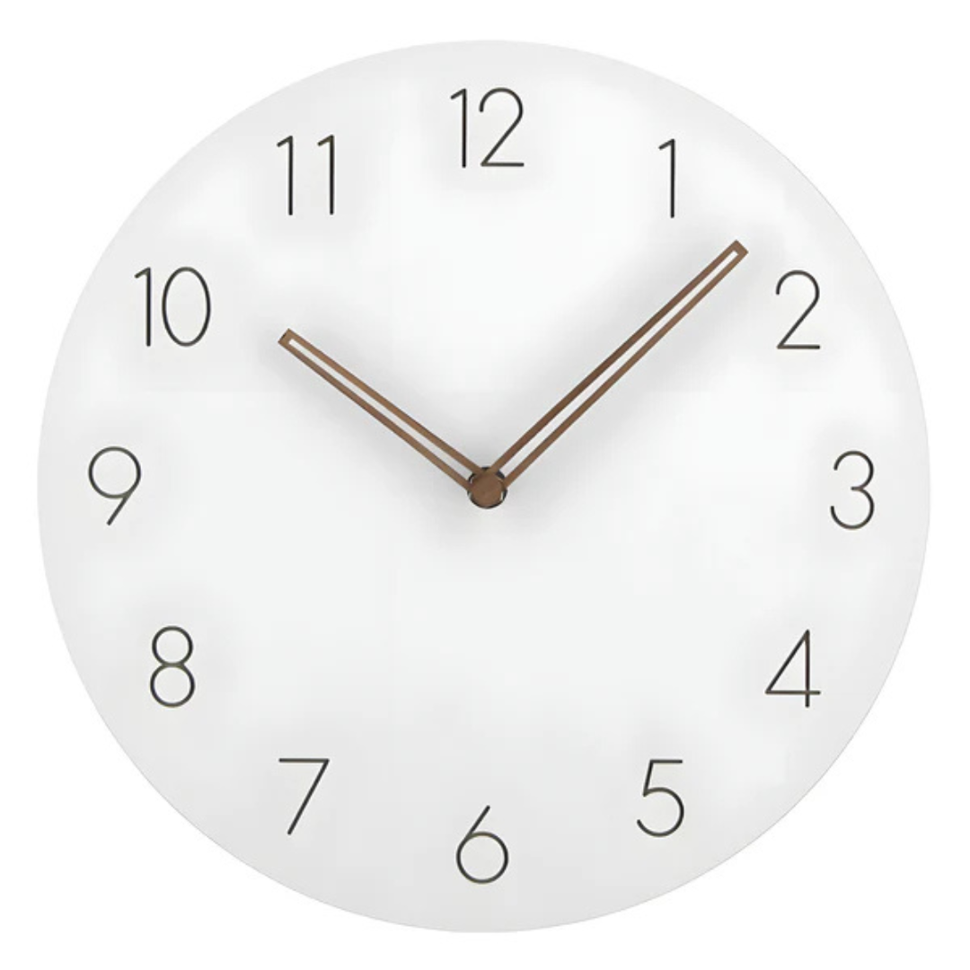 Scandinavian Wood Wall Clock | Minimalist Modern Timepiece