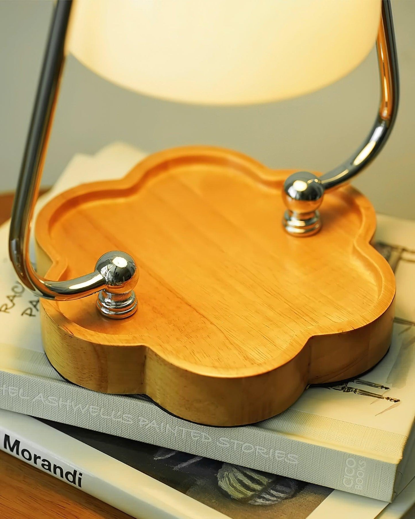 Glass Loop Handle Candle Warmer Lamp