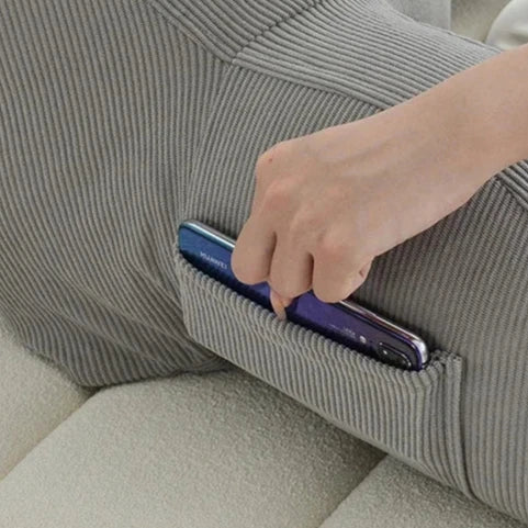 Corduroy Backrest Reading Pillow | Armrest Head Support