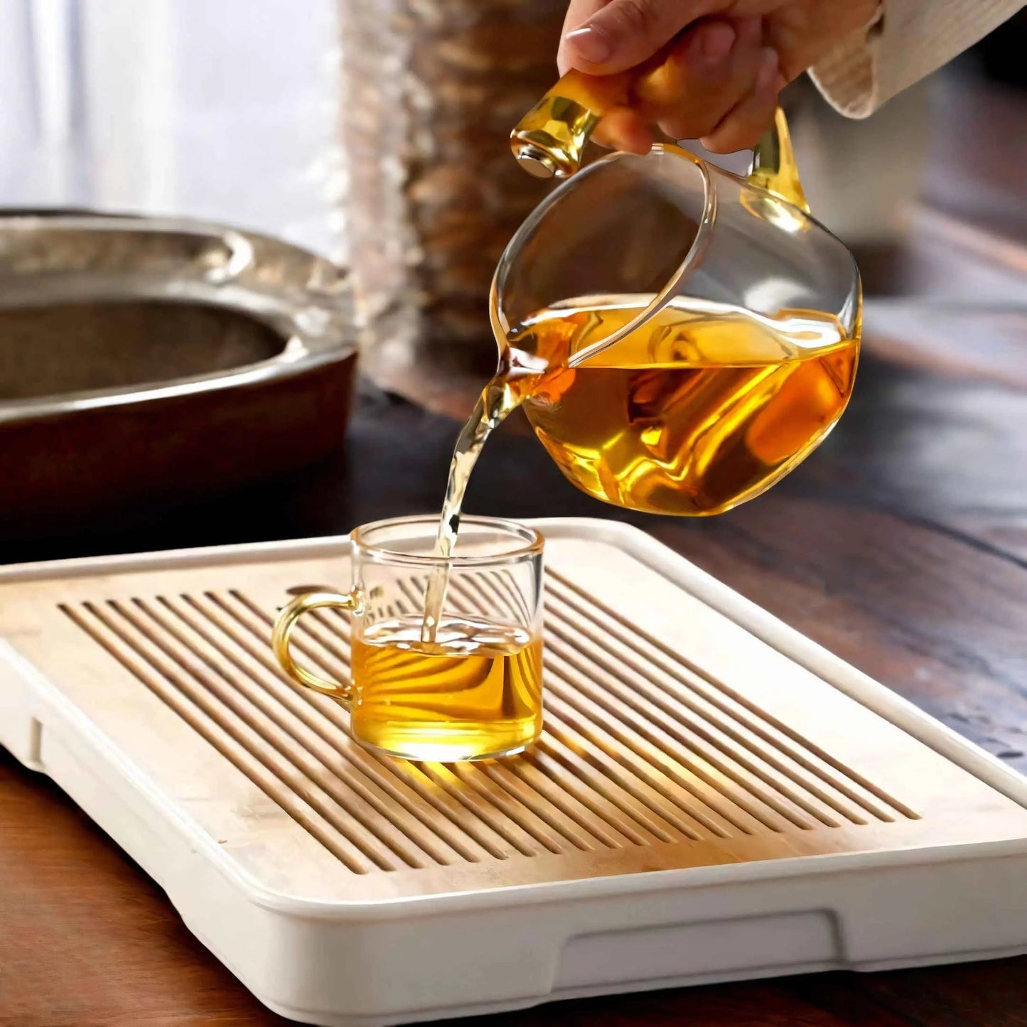 Magnetic Infuser Glass Teapot