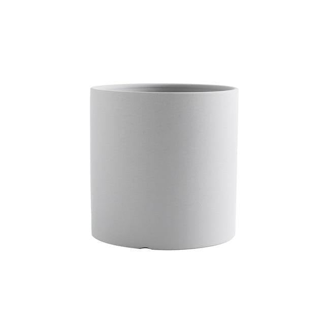 Modern Color Block Ceramic Planter Set