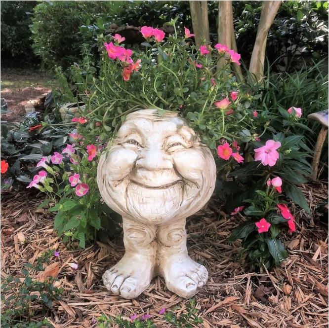 Face Head Planter Set
