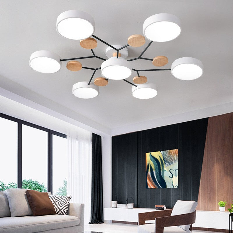 Branch-Inspired LED Semi-Flush Ceiling Light