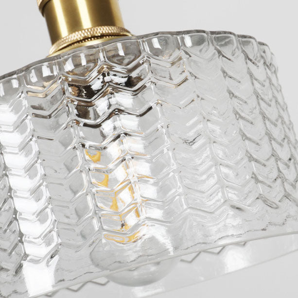 Brass Glass Jar Pendant Light