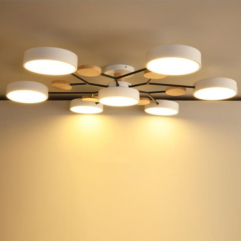 Branch-Inspired LED Semi-Flush Ceiling Light