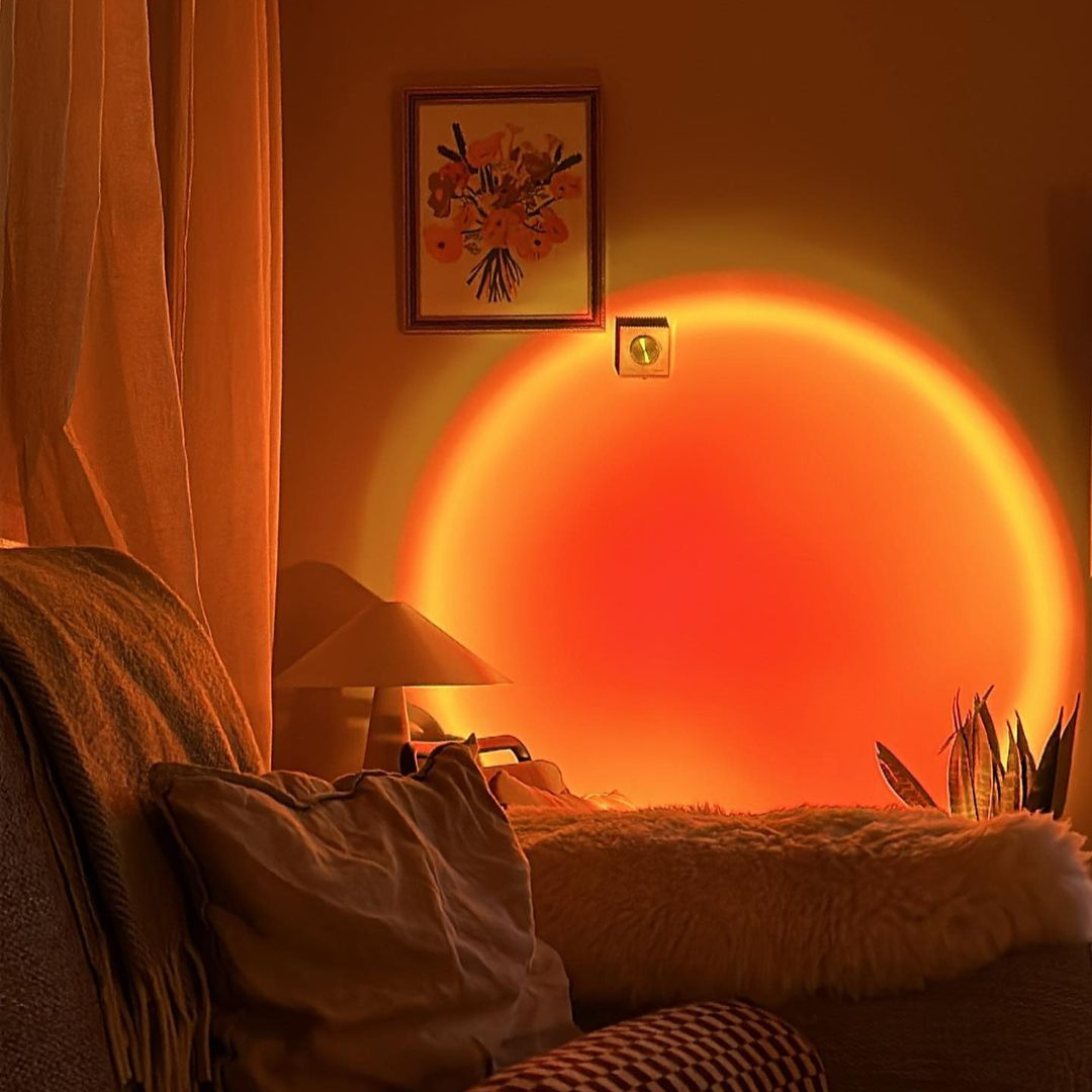 Sunset Glow Projection LED Table Lamp