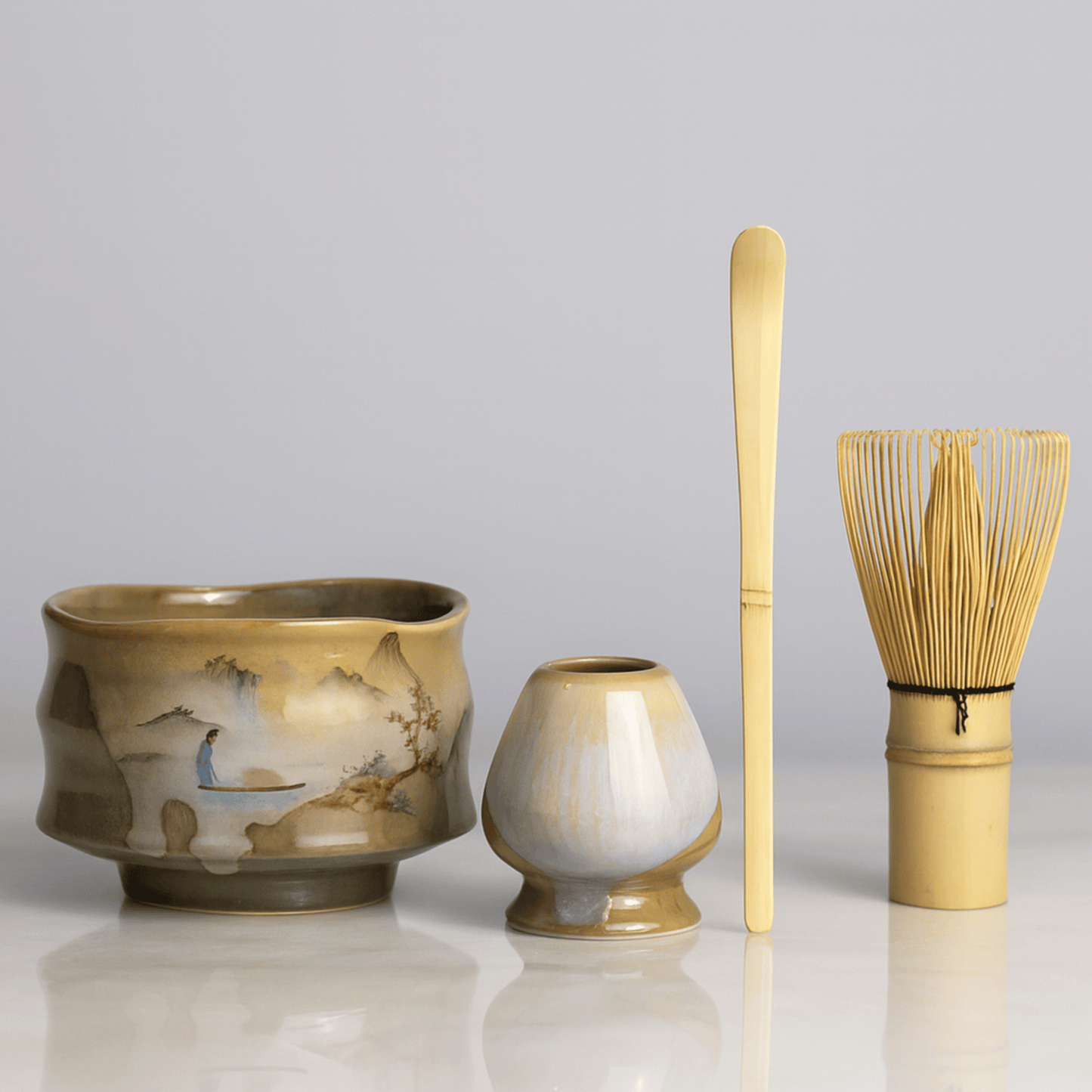 Traditional Ceramic Matcha Tea Set