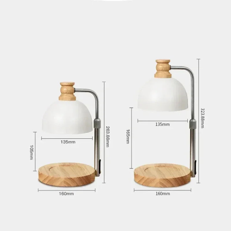 Minimal Glass Dome Candle Warmer Lamp