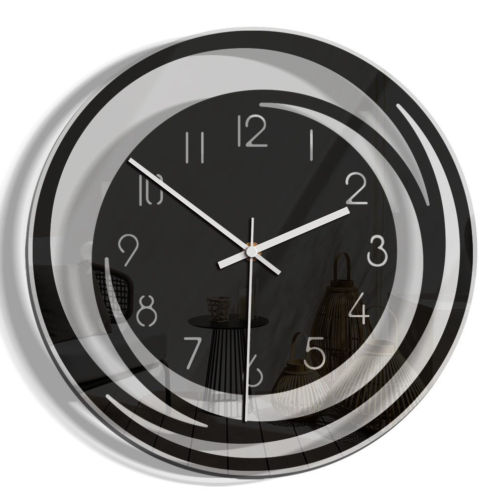 Acrylic Wall Clock | Minimalist 30cm Silent Quartz Movement