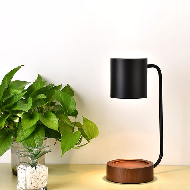 Wood Wax Melt Style Table Lamp