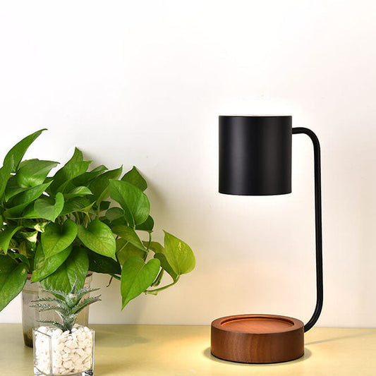 Wood Wax Melt Style Table Lamp