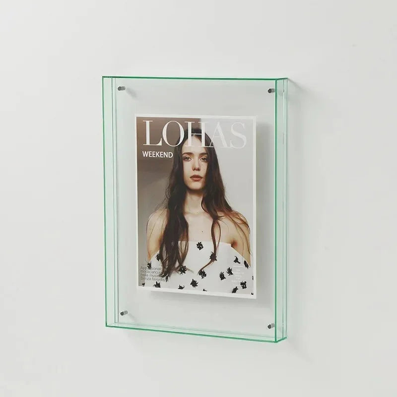 Acrylic Photo Frame with Tinted Edge Detail