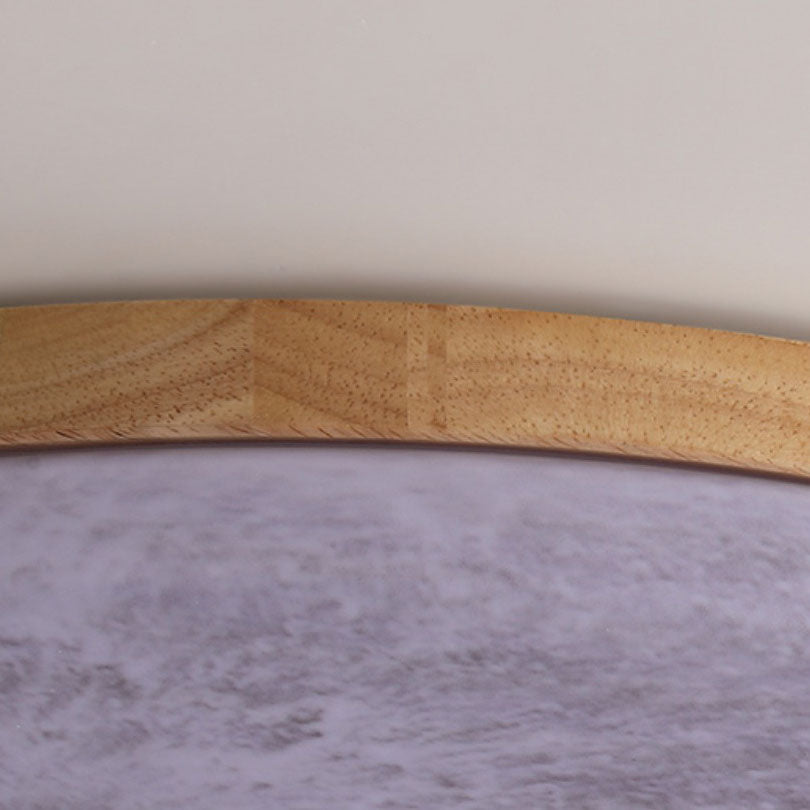 Moon-Style Round LED Flush Mount Ceiling Light