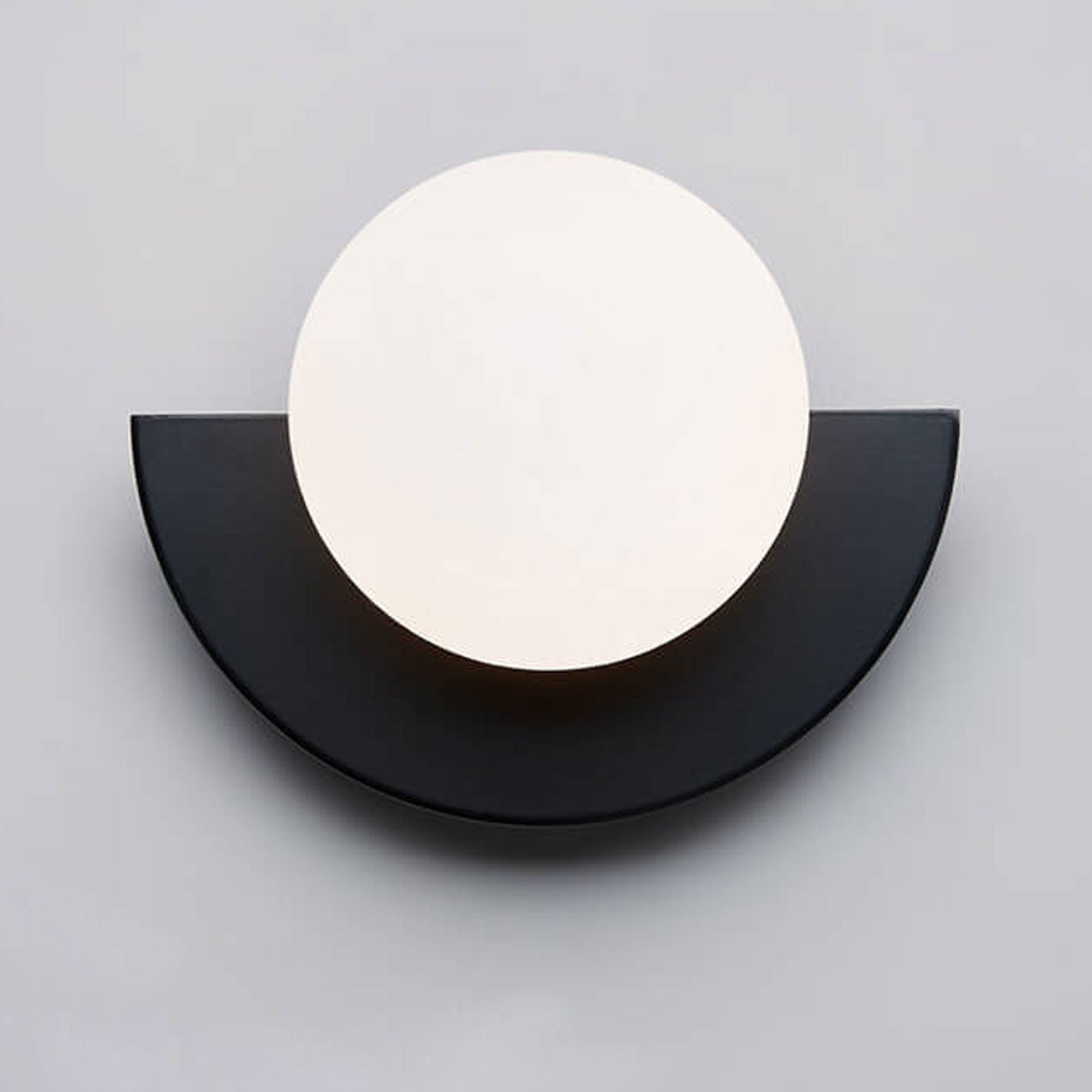 Colorful Wall Sconce | Minimalist Glass Sphere Design