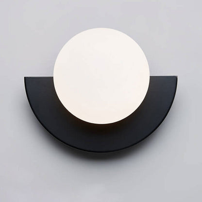 Colorful Wall Sconce | Minimalist Glass Sphere Design