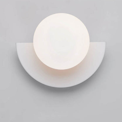 Colorful Wall Sconce | Minimalist Glass Sphere Design