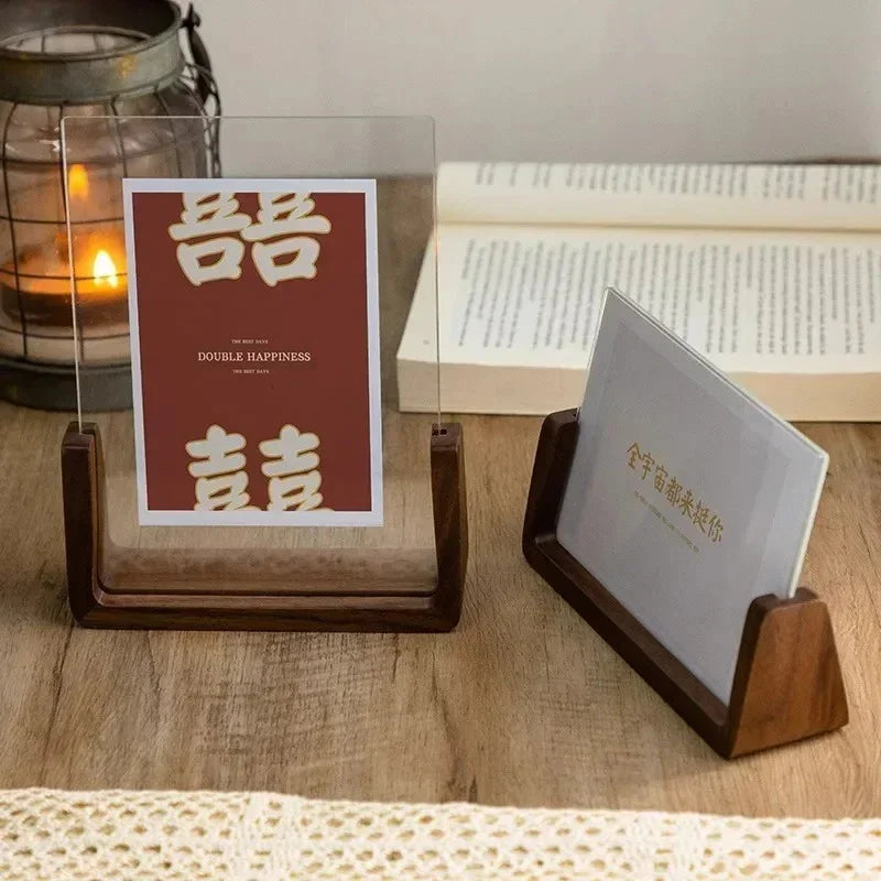 Solid Wood Modern Profile Photo Frame