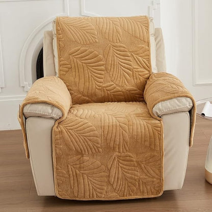 Leaf Pattern Recliner Chair Cover