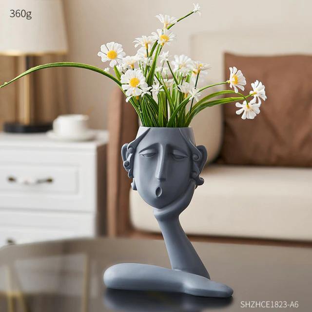 Classical Bust Planter Pot Set