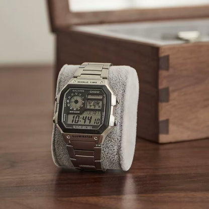 Minimalist Walnut Watch Organizer Box