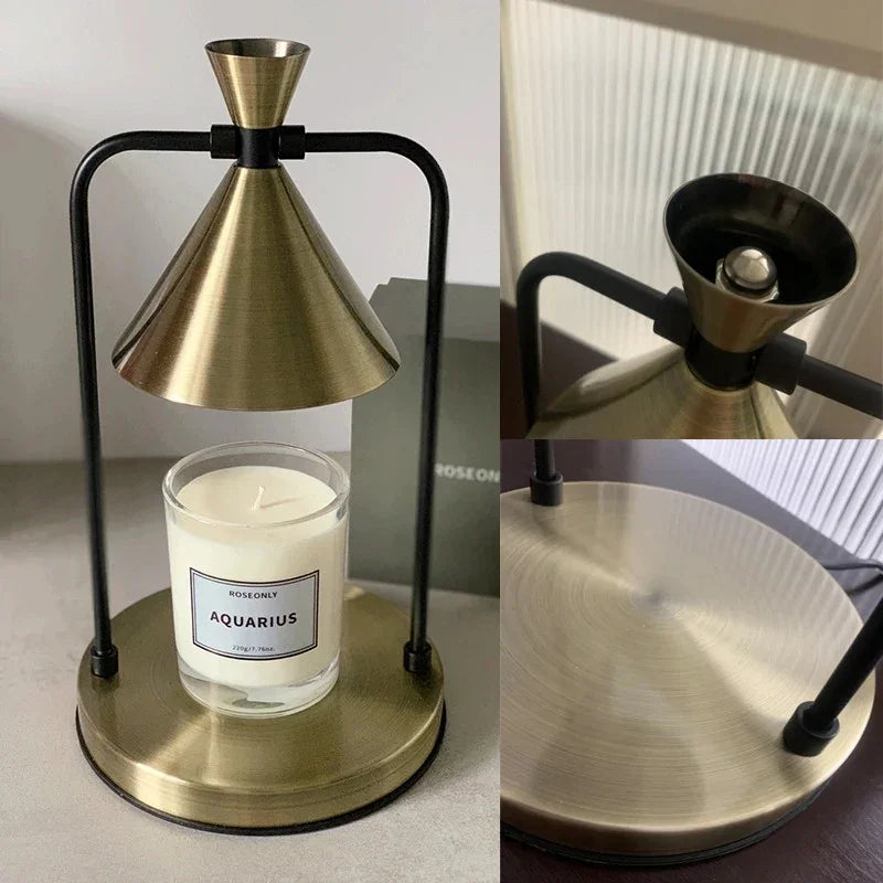 Metal Lantern Candle Warmer Lamp