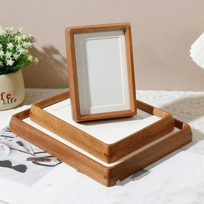 Handcrafted Solid Wood Display Photo Frame