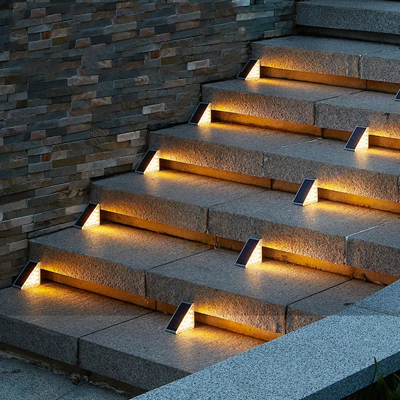 Outdoor Solar Step Pathway Lights