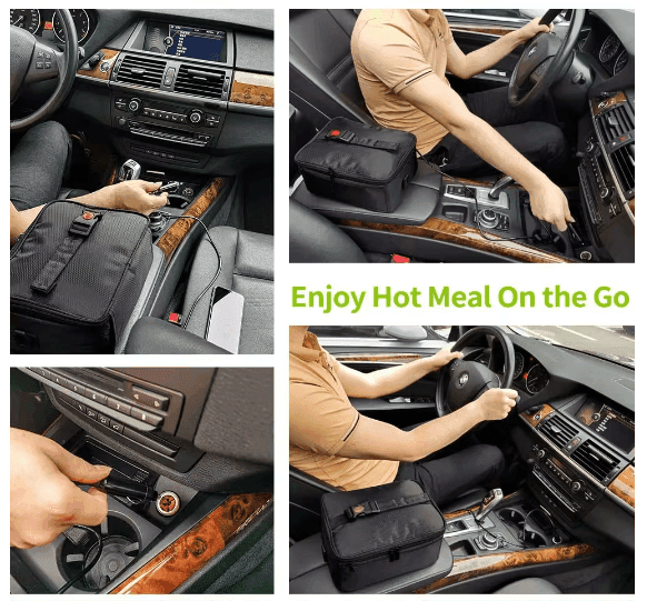 Electric Heated Lunch Bag | Portable Food Warmer Box