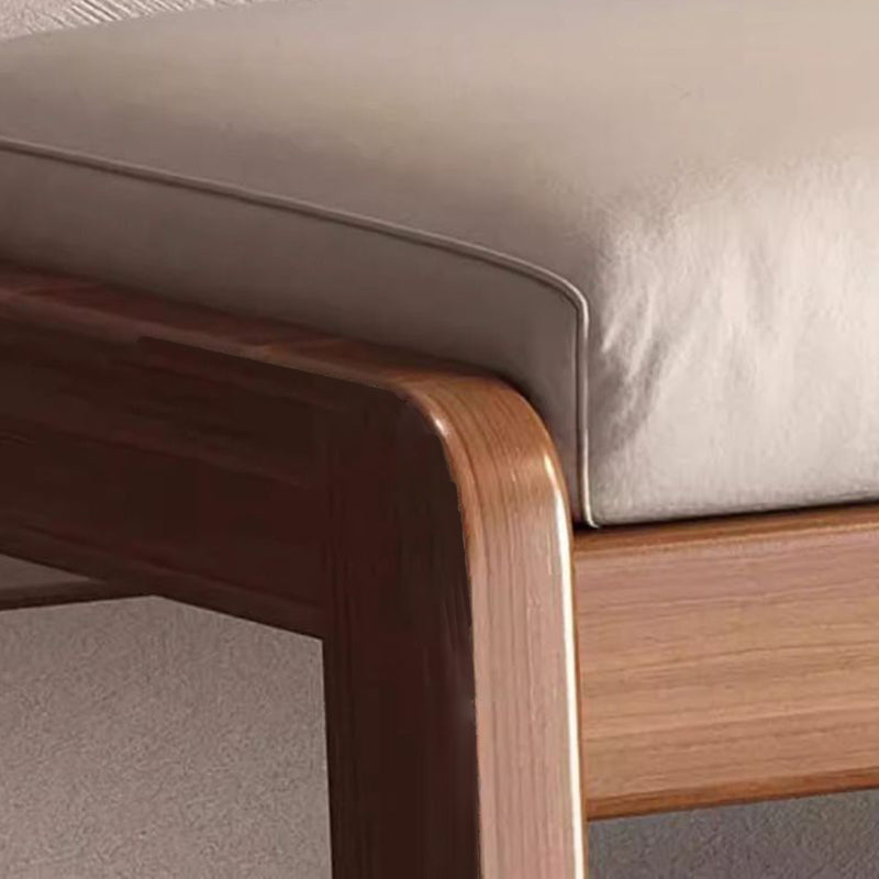 Shoe Bench with Shelf Solid Wood