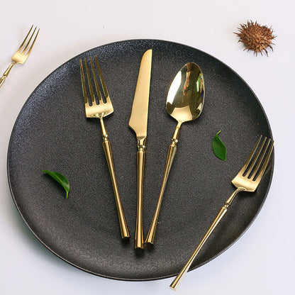 24-Piece Stainless Steel Cutlery Set – PureSet-Silver-State of Style