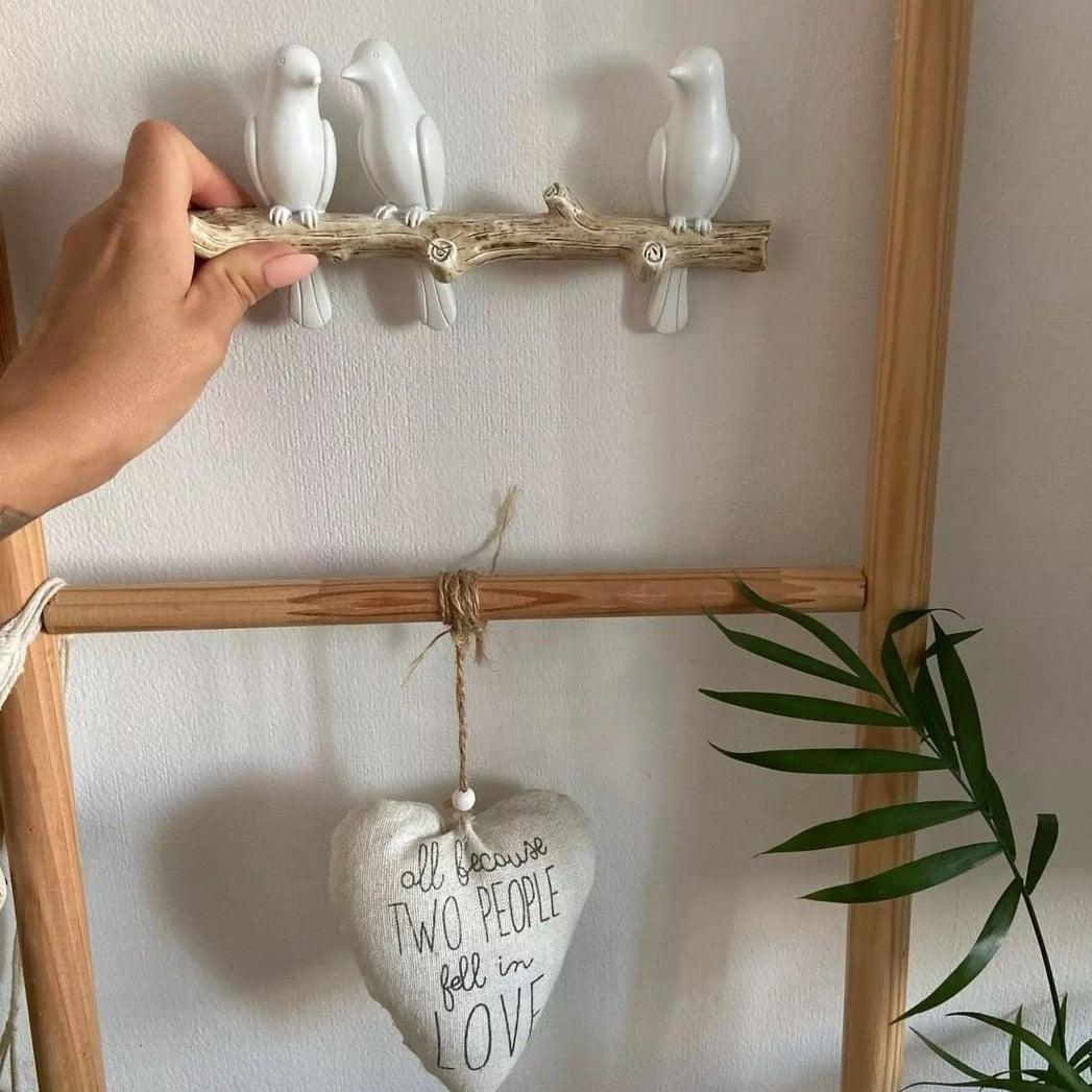 Bird Resin Wall Coat Rack