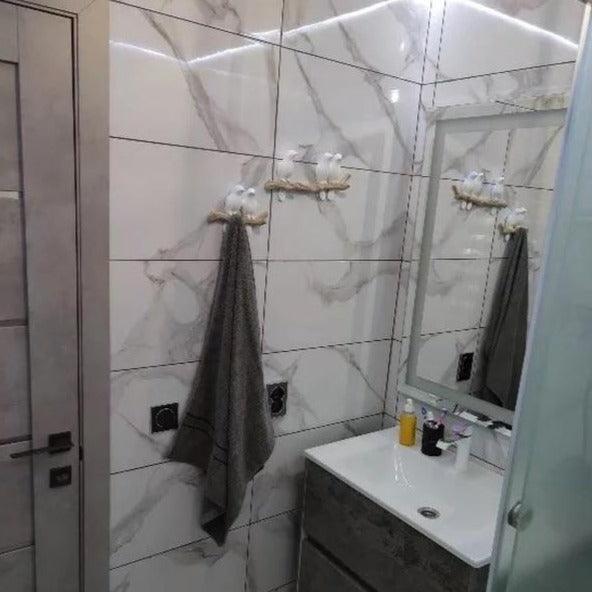 Bird Resin Wall Coat Rack