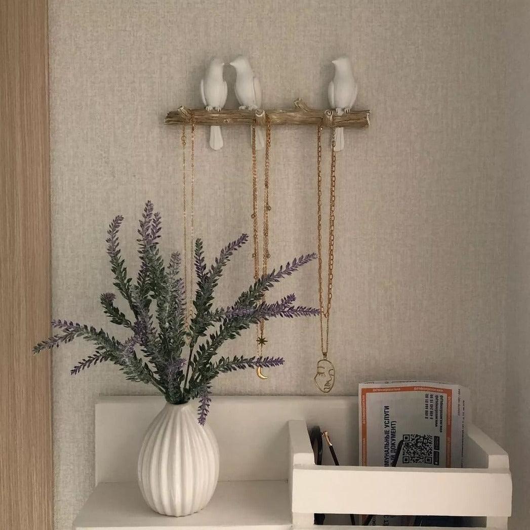 Bird Resin Wall Coat Rack