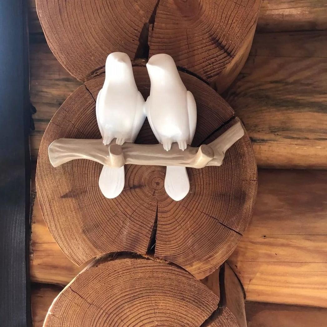 Bird Resin Wall Coat Rack