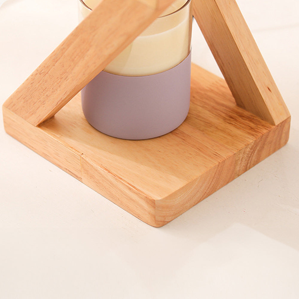 Z Frame Wood Candle Warmer Lamp