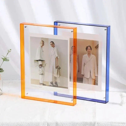 Acrylic Photo Frame with Tinted Edge Detail