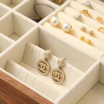 Walnut Jewelry Box with Sliding Drawers