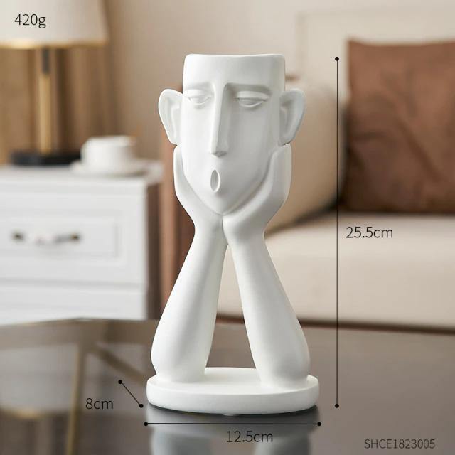 Classical Bust Planter Pot Set