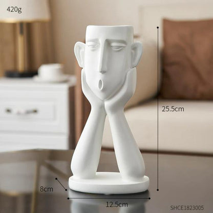 Classical Bust Planter Pot Set