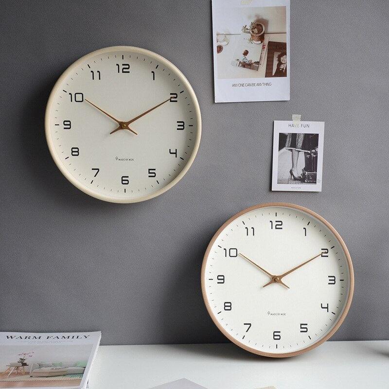 Scandinavian Solid Wood Wall Clock