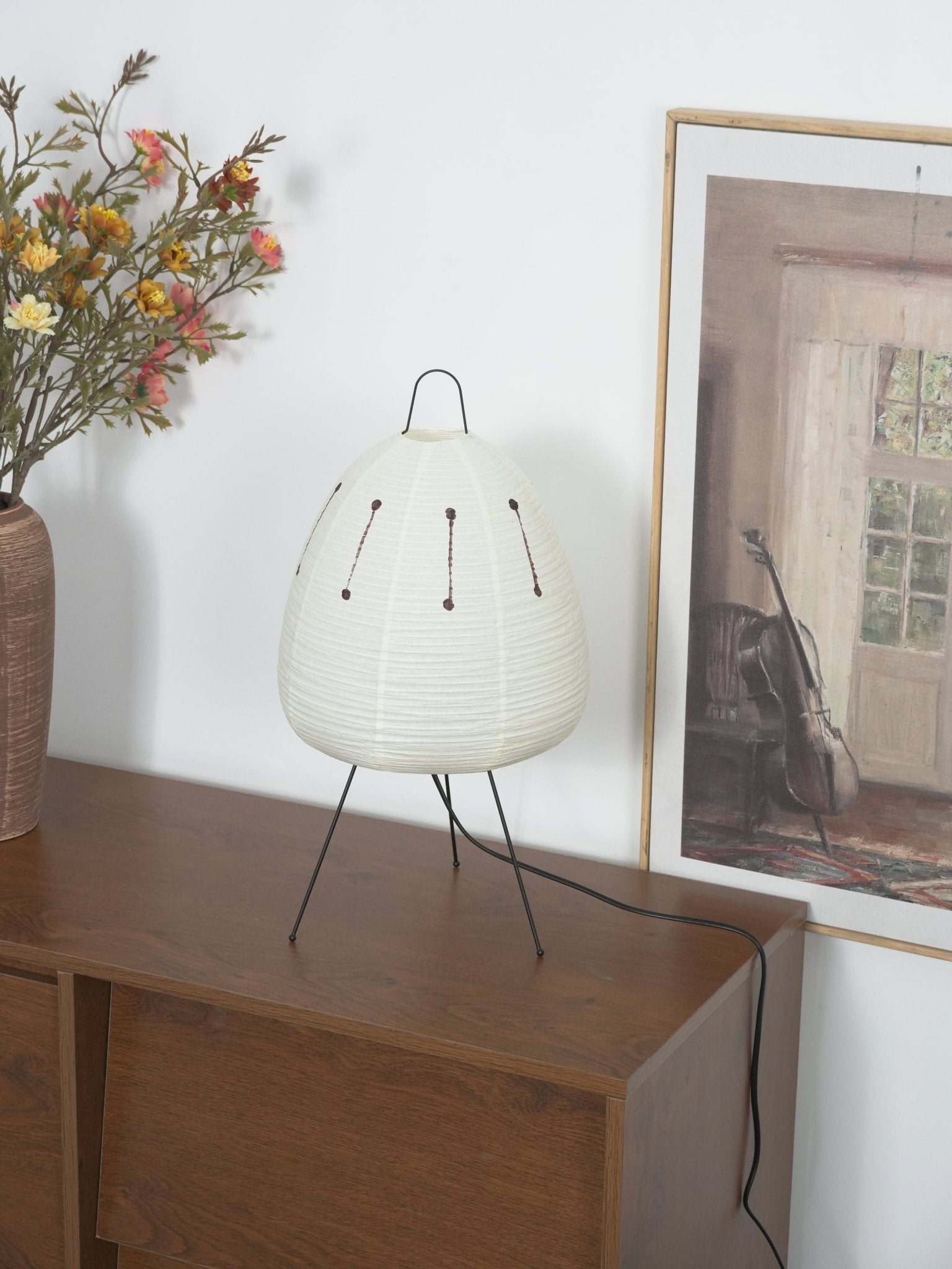 Akari Paper Silhouette Table Lamp