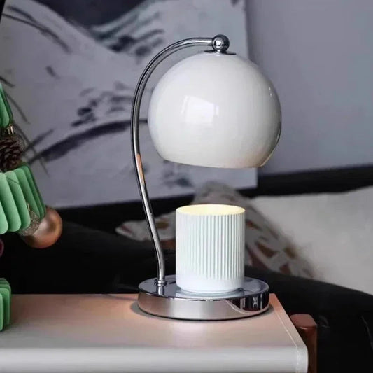 Orb Glass Candle Warmer Table Lamp