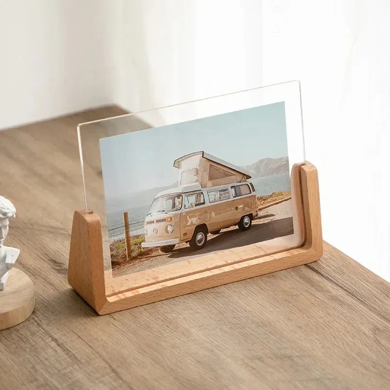 Solid Wood Modern Profile Photo Frame