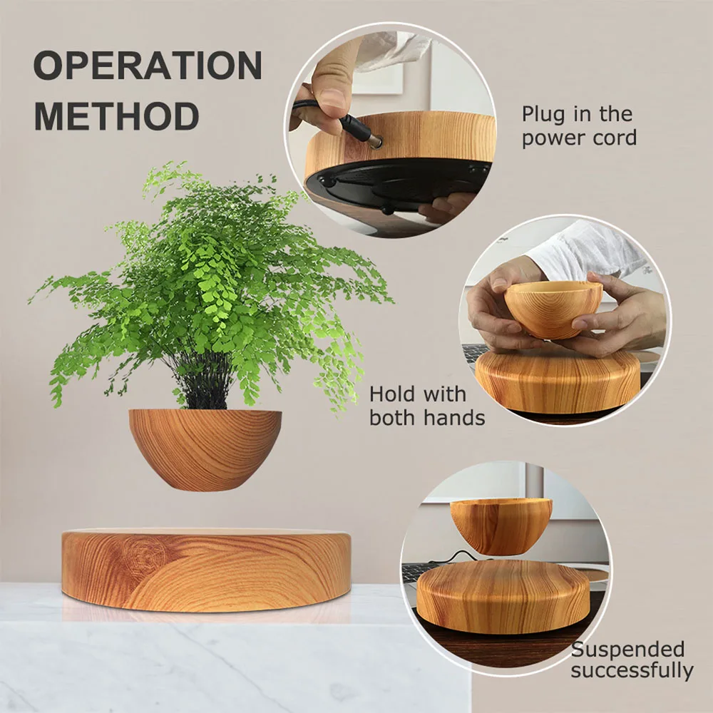 Levitating Magnetic Plant Pot