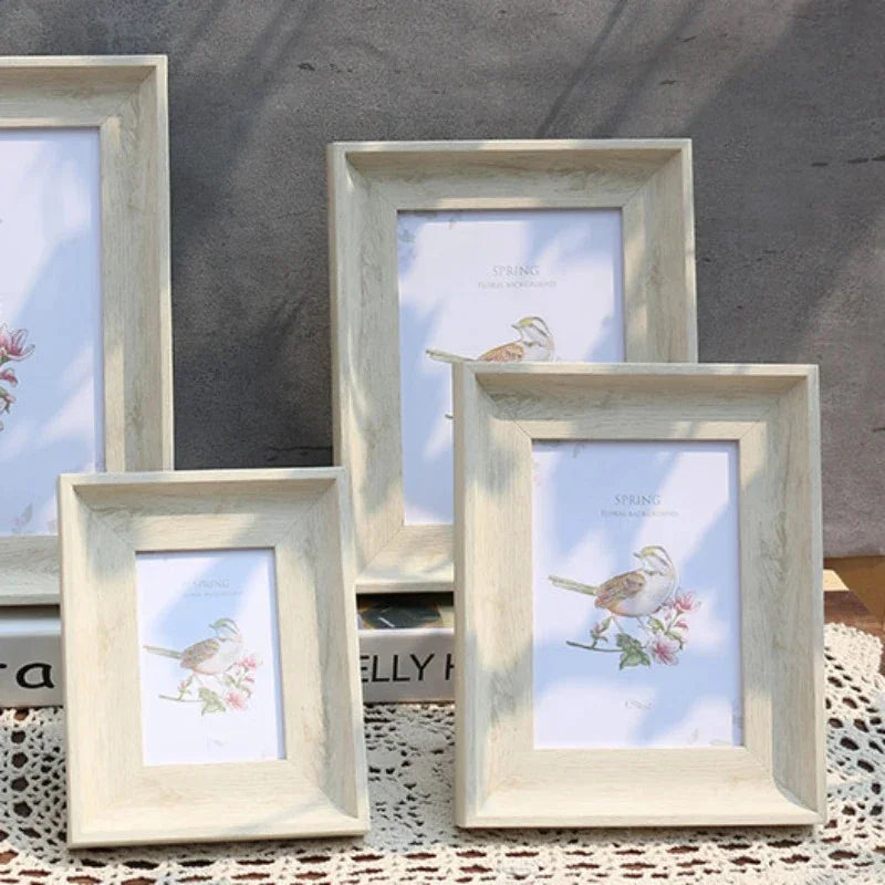 Solid Wood Slim-Profile Display Photo Frame