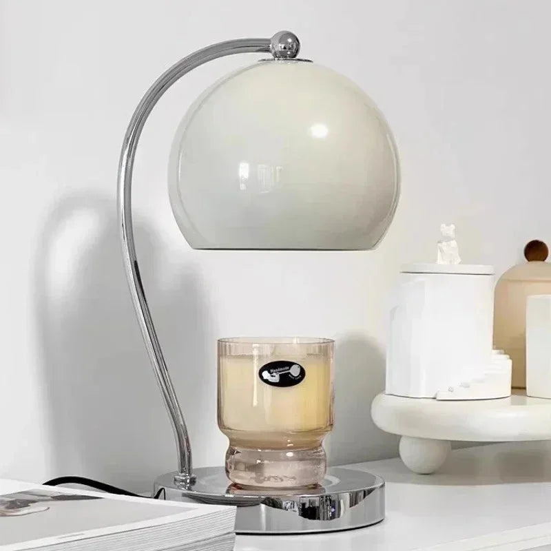 Orb Glass Candle Warmer Table Lamp