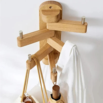 Rotating Arm Wall Mounted Coat Rack