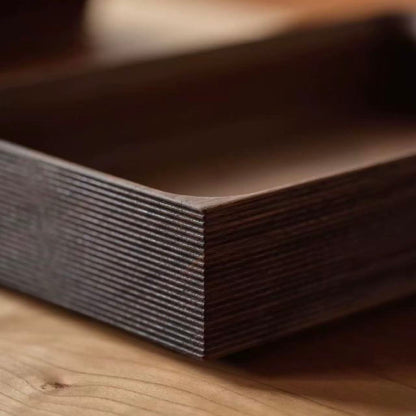Solid Walnut Desktop Storage Box