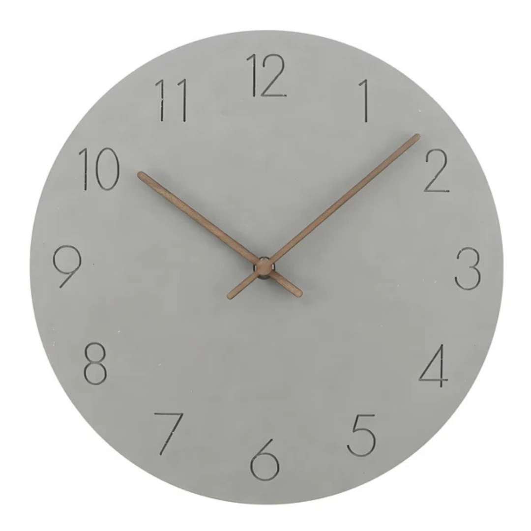 Scandinavian Wood Wall Clock | Minimalist Modern Timepiece